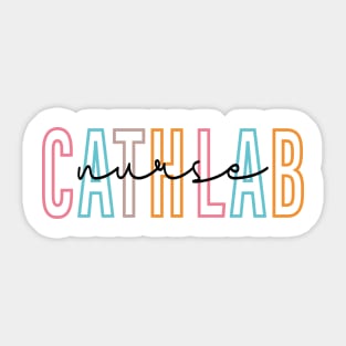 Cath Lab Nurse Sticker